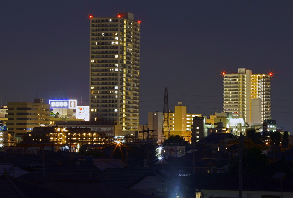レンズテスト（夜景）