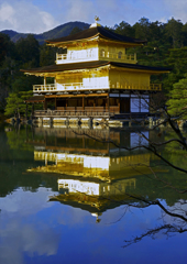 水鏡　金閣寺