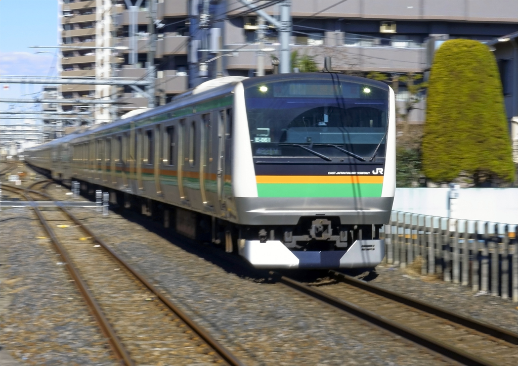 流し撮りにチャレンジ
