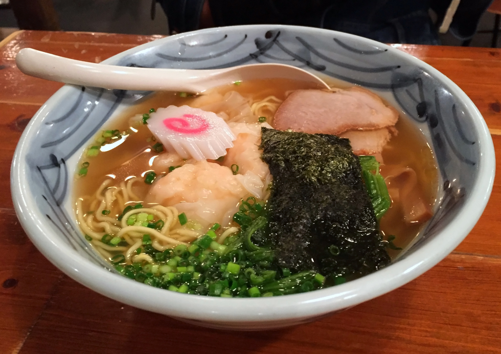 京都らーめん 大文字 海老ワンタン