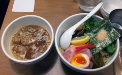 むぎとオリーブ 鶏と蛤の濃厚つけ麺