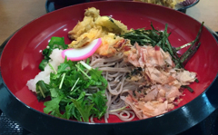 蕎麦処 よしなり 冷やし海老ぶっかけいろいろ蕎麦