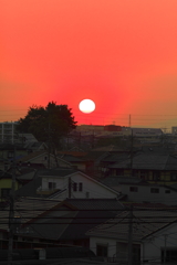 夕日