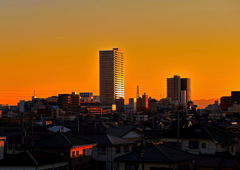 夕日
