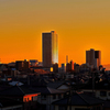 夕日
