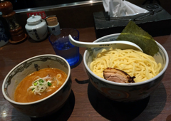 麺屋武蔵 神山 濃厚つけ麺大盛