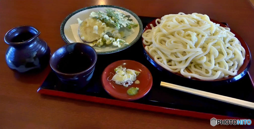 天ざるうどん大盛