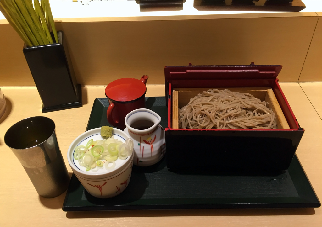 上野駅エキュート喬香 二八蕎麦特盛