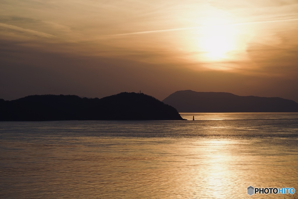 瀬戸内の夕焼け