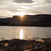 今津港 夕日