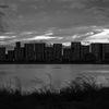 昨日の夕日