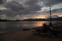 今日の夕日その2
