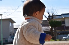 真冬の公園遊び