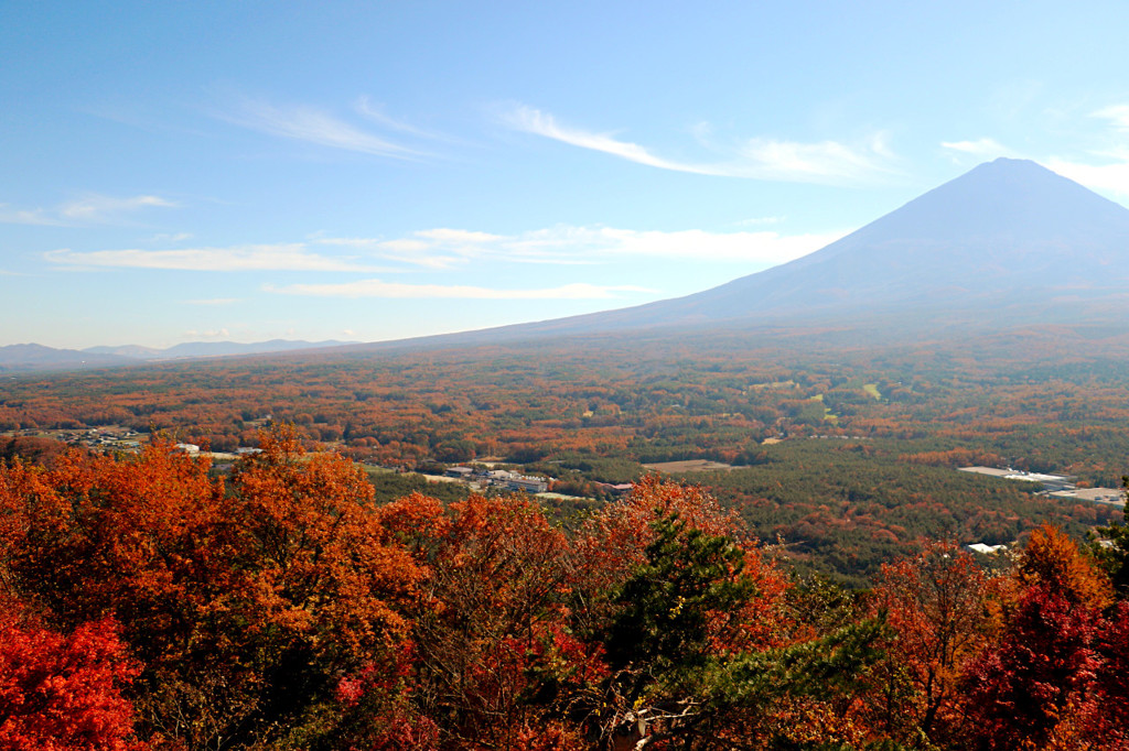 紅葉台よりの富士山
