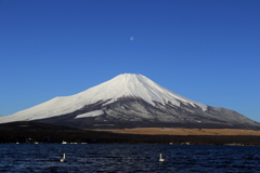 山中湖より富士山夜明け