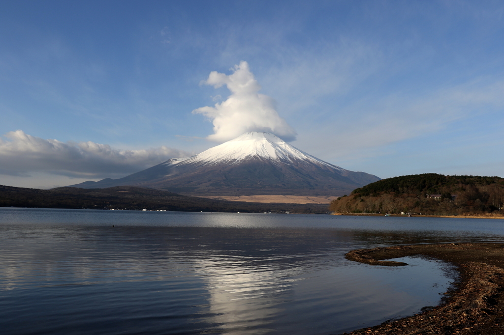 笠雲富士山