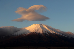 笠雲富士山