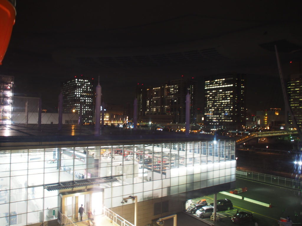 お台場、観覧車上