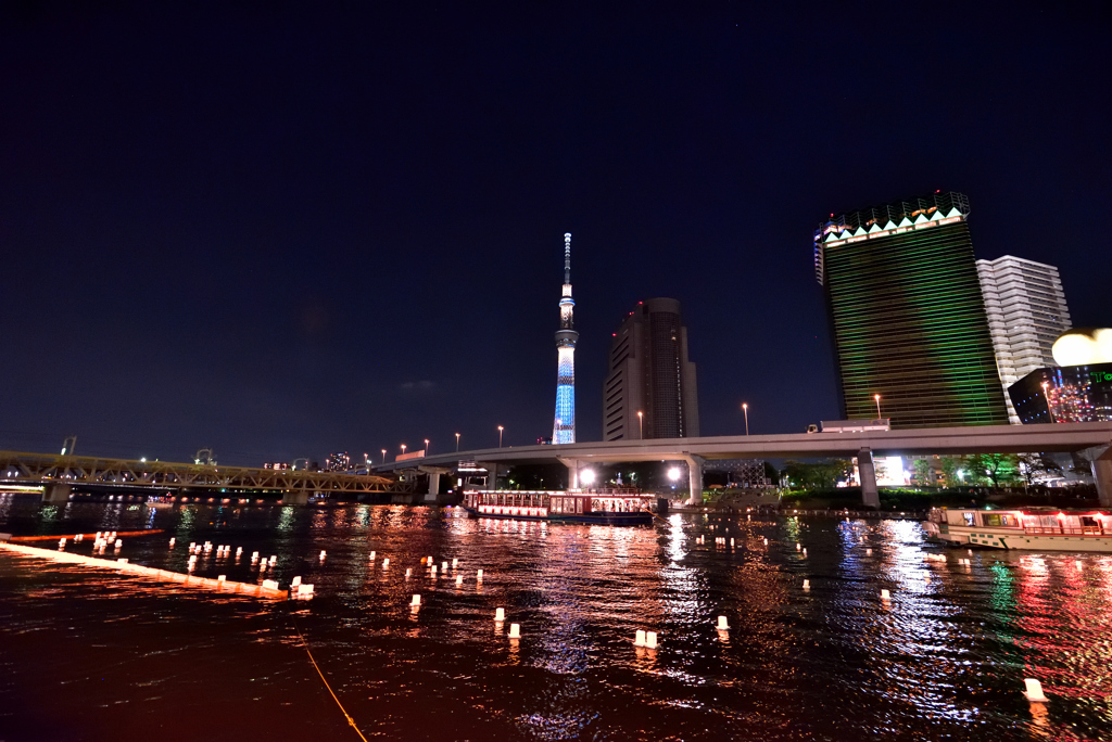 浅草灯籠流し01