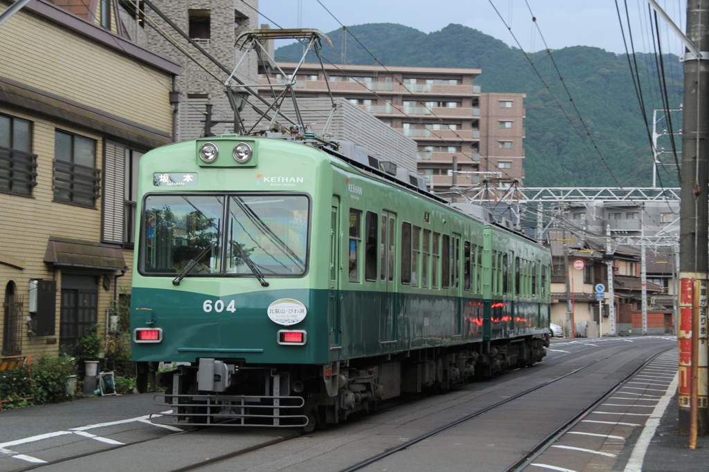 大津の併用軌道