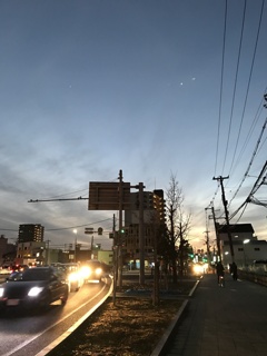 昨日の帰り道