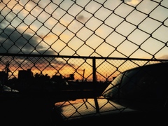 夕暮れ
