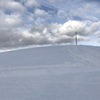 小さな雪山
