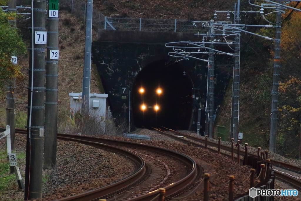 トンネル　しなの