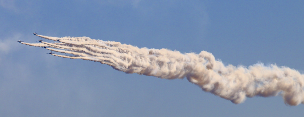 ブルーインパルス予行⑤