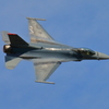 ⑩空を切るF16（岐阜予行）