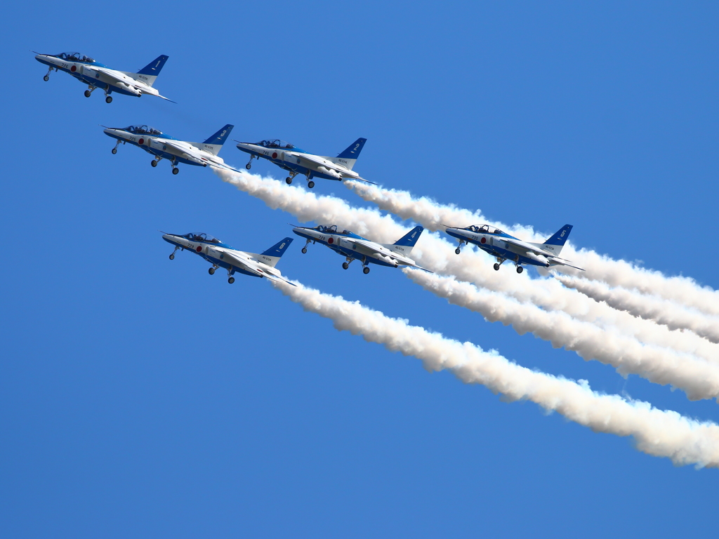 ブルーインパルス予行②