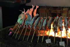 鱒囲炉裏焼き