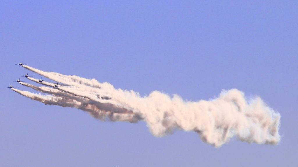 ブルーインパルス予行③