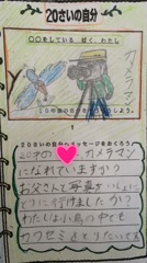 子供の授業参観　タイトル「将来の夢」