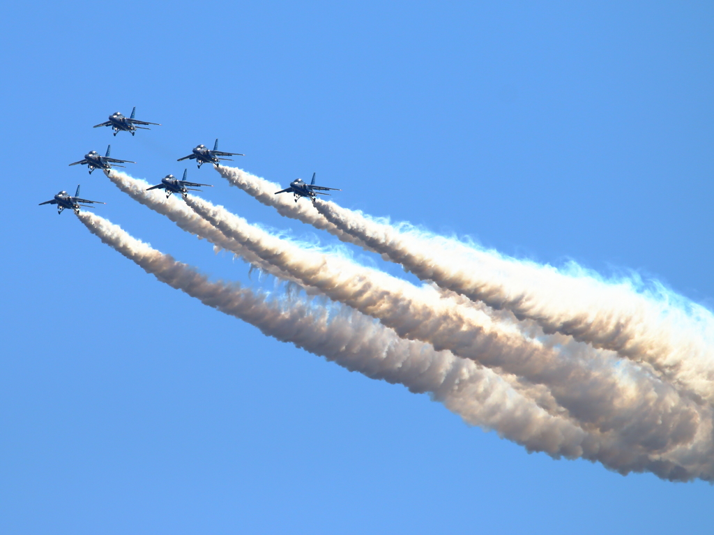ブルーインパルス予行①