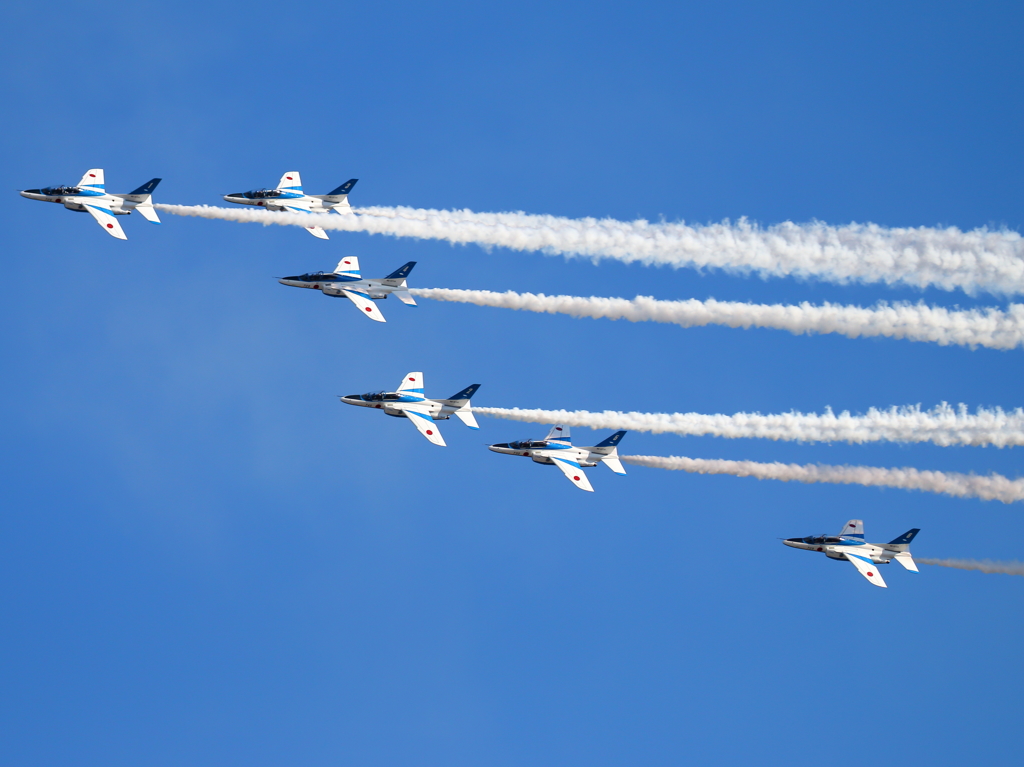 ブルーインパルス予行⑥