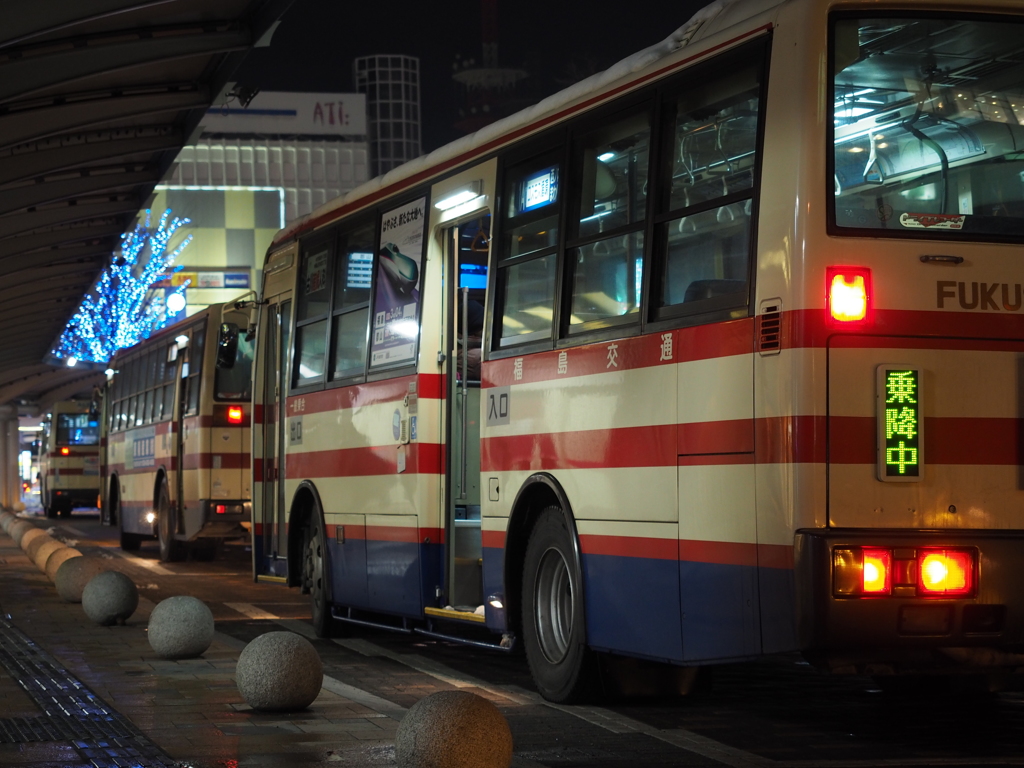 郡山駅東口のロータリー