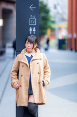 メガネ少女