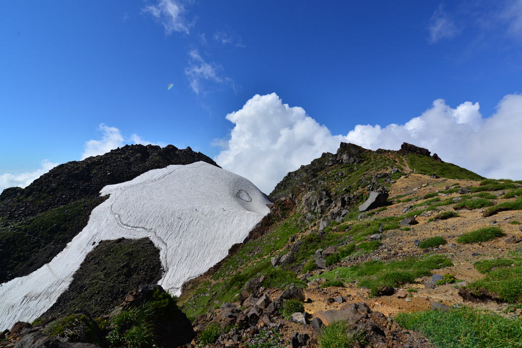 新山と七高山