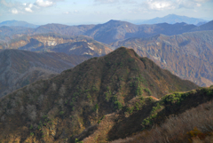 一本槍岳と川内山塊