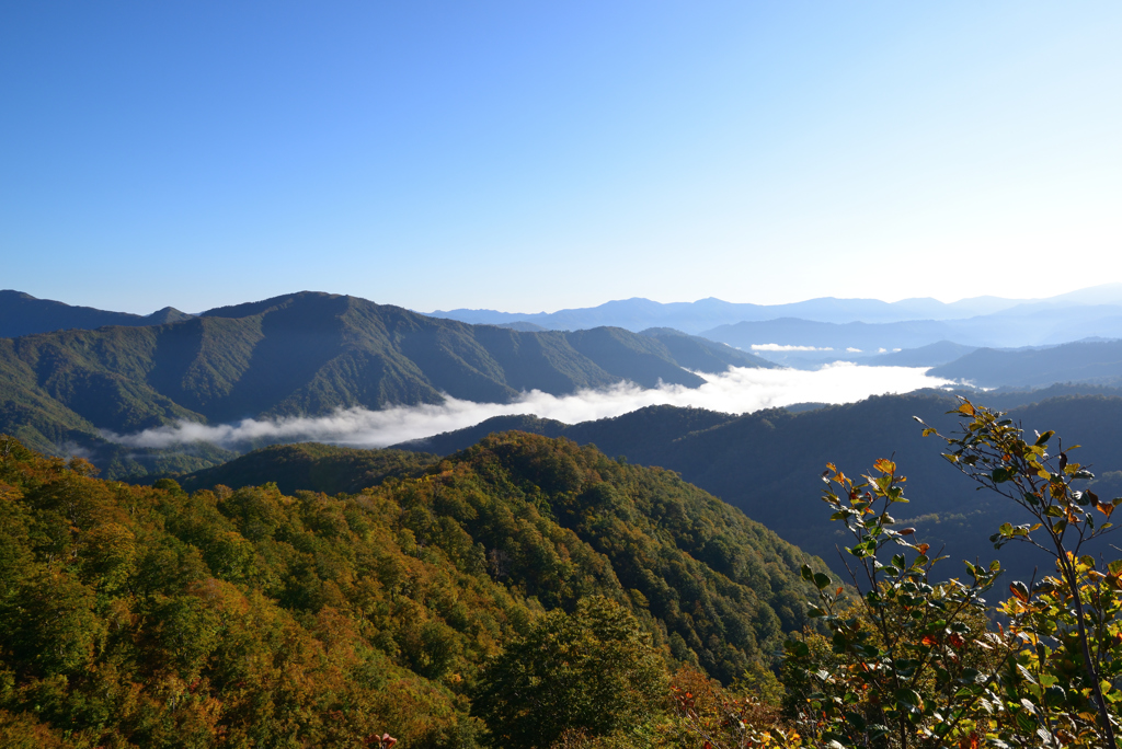 奥只見湖にかかる雲海