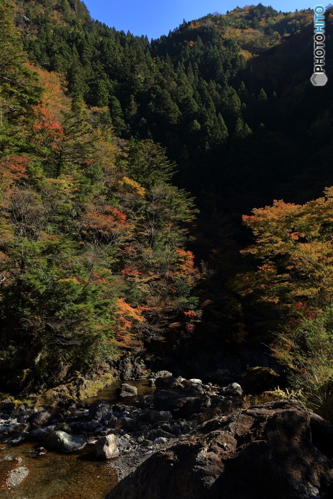 高の瀬峡に行く途中