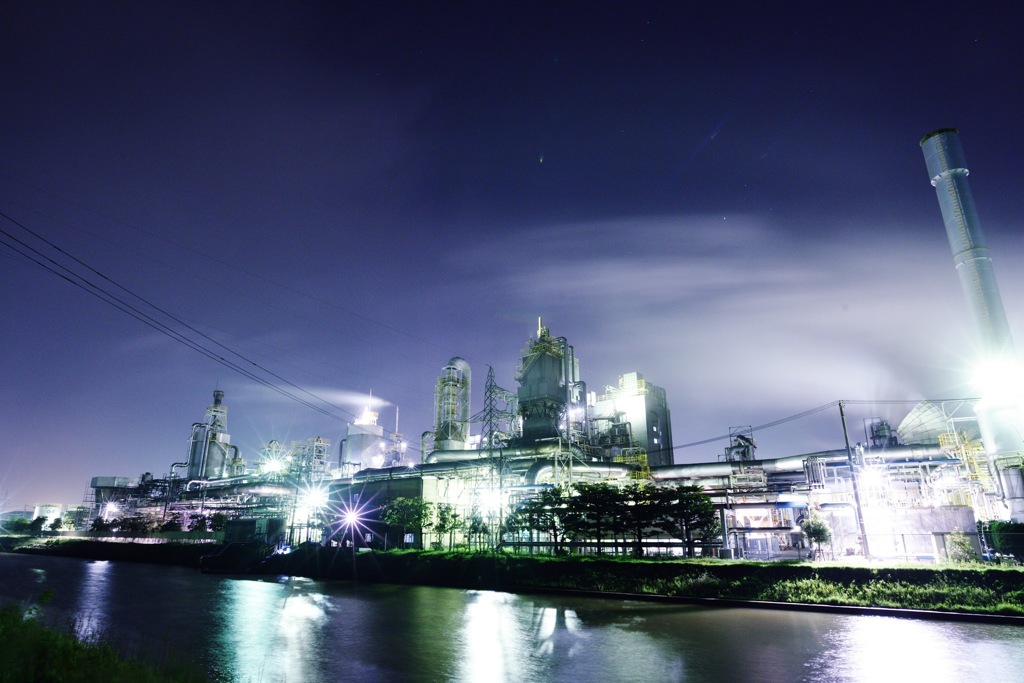 工場夜景