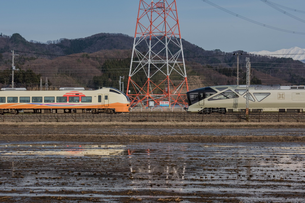 いなほ×四季島