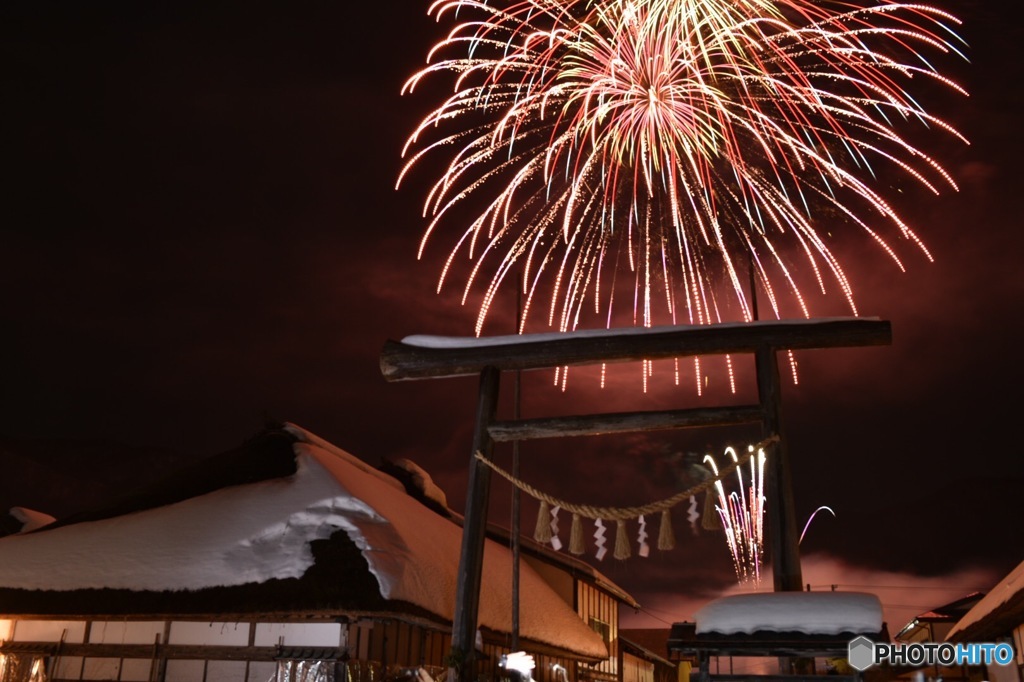 大内宿の雪まつり