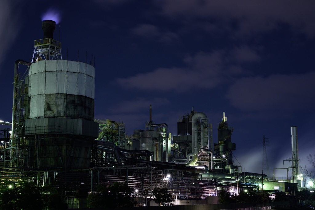 工場夜景