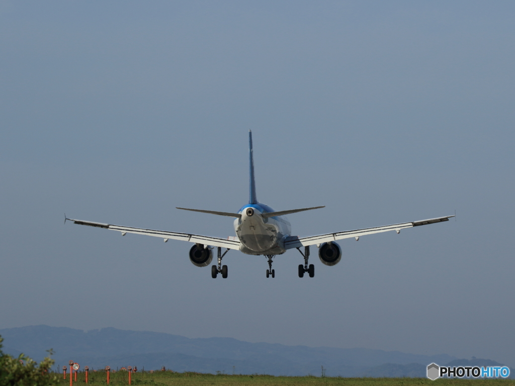 米子空港着陸態勢02