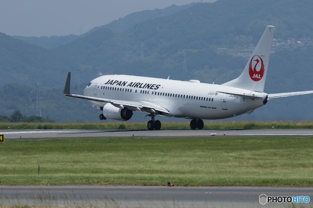 岡山空港離陸02