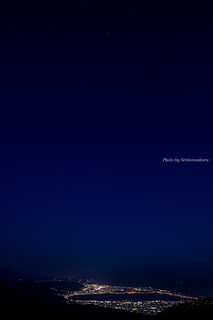 高ボッチからの夜景