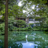円覚寺前の池